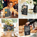 Bouiexye 2 Pack 8.1x12 in Chalkboard Signs - Image 6