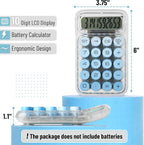 Mr. Pen- Mechanical Switch Calculator, 10 Digits, Transparent Body, Large LCD - Image 2