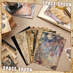 TaoBary 160 Pcs Stationery Paper Set 50 Double Sided Stationery Papers - Image 2