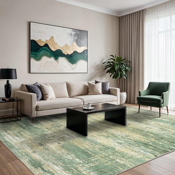GENIMO 8x10 Area Rugs, Machine Washable Rugs - Image 9