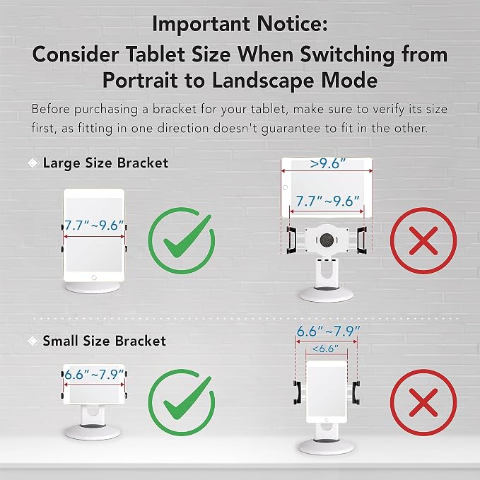 EHO iPad Stand, 360° Rotating Commercial Tablet Stand, Retail Kiosk, Microsoft - Image 5