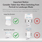 EHO Tablet Kiosk Stand, 360° Rotating Commercial Tablet Stand, Retail Kiosk - Image 5
