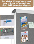 Mifuro 36"x24" Enclosed Bulletin Board, Lockable Weather-Resistant Aluminum - Image 6