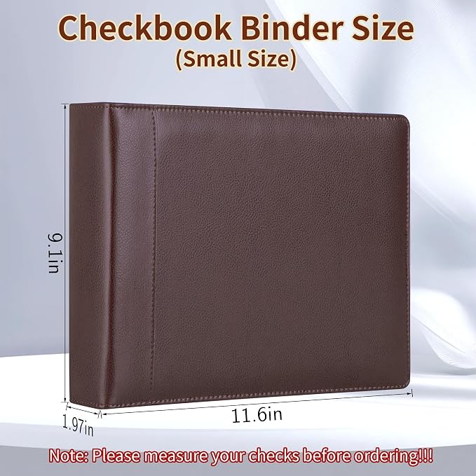 Antner 3 Ring Personal Check Binder - Image 2