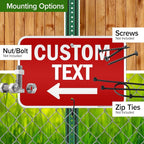 Custom Arrow, Custom Directional Sign, Left Arrow, 12x18 Inches, 3M EGP - Image 5