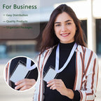 50 Pcs Vertical Clear ID Badge Holders, 4x3 Inch Waterproof PVC Plastic Badge - Image 5