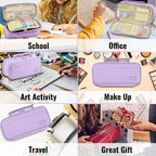 JOINPRO Pencil Case, Large Capacity Pencil Case Organizer; Double Zipper - Image 7
