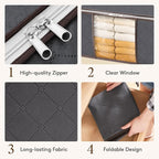 Lifewit 3 Pack Clothes Storage Bag, Foldable Storage Bin Closet Organizer - Image 4