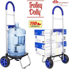 dbest products Trolley Dolly Blue Foldable Shopping cart - Image 4