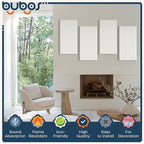 BUBOS 4 PCS Acoustic Panels, 23.6''x11.8'' Fabric Soundproof Wall Panels - Image 3