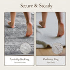 GENIMO 8x10 Area Rugs for Living Room, Machine Washable Non Slip Rugs, Low Pile - Image 9