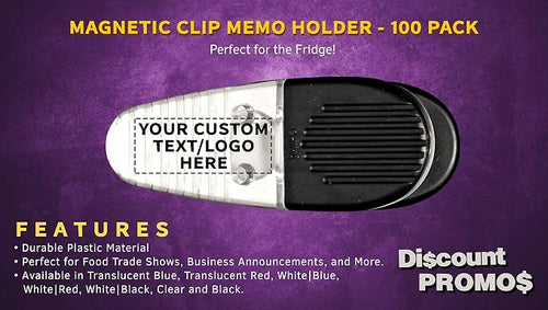 100 Magnetic Memo Holders Set - Image 2