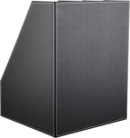 KINGFOM Desktop Wooden Leatherette Magazine File Holder-Organizer-3 Compartment - Image 6