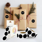 Black 1 Inch Round Color Coding Labels - Image 6