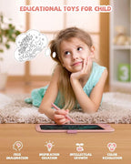 10 Inch Writing Tablet for Kids, Unicorn Toys Gifts for Girls Aged 3-5 - Image 3