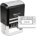 MaxMark Large Self-Inking Rubber Date Office Stamp by Maxmark