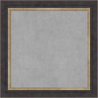 Amanti Art Black Framed Magnetic Board 25x25 Medium Vision Board by AmantiArt