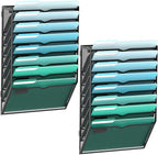 SUPEASY 8-Tier Wall File Organizer, Hanging Wall Files by SUPEASY