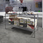 Regal Altair 24" Deep x 54" Wide x 27" Height Wire Shelving Kit | 2-Tier | NSF - Image 2