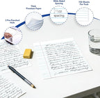 Kaisa loose Leaf Paper Filler Paper 150 Sheets 8"x10.5", Wide Ruled, 3-Hole - Image 4