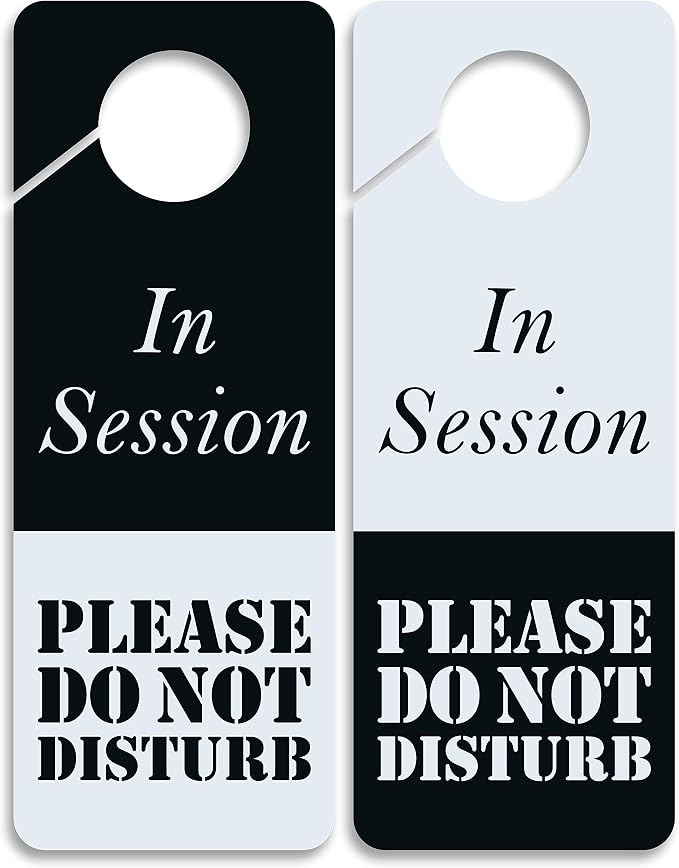 Business Design Do Not Disturb Sign by CLEVERSIGNS