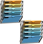 SUPEASY 5-Tier Wall File Holder Organizer by SUPEASY