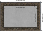 Amanti Art Black Framed Magnetic Board 21x29 Medium Vision Board - Image 3