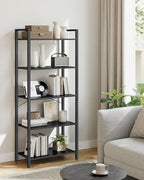 VASAGLE 5-Tier Bookshelf, Bookcase - Image 4