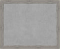 Amanti Art Grey Framed Magnetic Board 37x45 X-Large Vision Board by AmantiArt