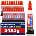 WOUSEDO 24 X 3g Super Glue Liquid, Fast Drying Cyanoacrylate Glue by Unknown