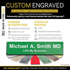 Custom Name Plate with Choice of Mounting - Image 2