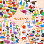 150 Pack Animal Erasers for Kids Bulk Pull Apart 3D Puzzle Erasers Treasure Box - Image 5