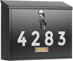 LAND·VOI Locking Wall-Mount Mailbox by LAND%C2%B7VOI