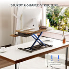 FLEXISPOT 35" Electric Standing Desk Converter, Height Adjustable Motorized - Image 5