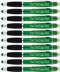 Personalized Pens with Gel Highlighter and Stylus -200 Pack Bulk-Free Imprint - by Sypen