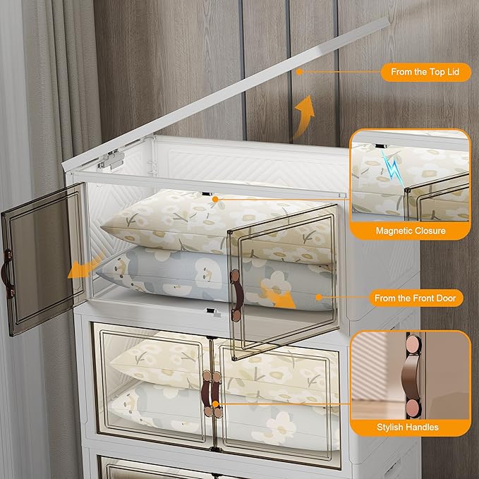 UAMFURI Extra Large Stackable Storage Bins - Image 7
