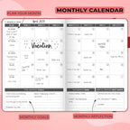 Clever Fox Planner – Undated Weekly & Monthly Planner - Image 4