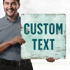 Custom Sign, Custom Street Sign, 11 Font Colors, 13 Font Styles, 4 Hole Options - Image 2
