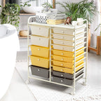 GOFLAME 15-Drawer Rolling Storage Cart, Craft Storage Cart - Image 9
