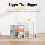 SEE SPRING X-Large Shoe Storage Box Fit Size 11, Space Saving Foldable Shoe - Image 2