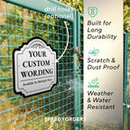 Custom Outdoor Metal Signs, Personalized Aluminum, Driveway Sign, Waterproof & - Image 6