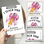 APIILVPQ Teacher Clipboard, Teacher's Day Appreciation Gifts Wooden Clip Boards - Image 4
