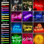 BUIZZEUOIV Custom Neon Sign, Neon Sign Customizable Large LED Wedding Neon Name - Image 7