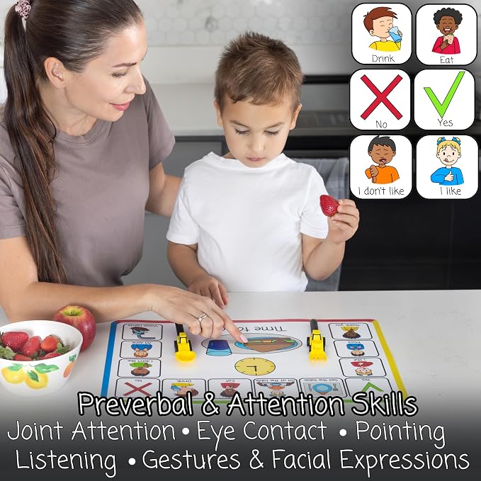 Speech Therapy Placemats for Autism & Non-Verbal Kids – Visual Communication - Image 3
