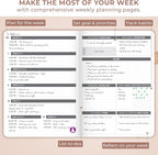 Clever Fox Dated Planner 2026-2027 – Weekly Life Planner Notebook - Image 6