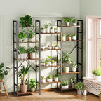 SUPERJARE Triple 5 Tier Bookshelf, Bookcase - Image 8