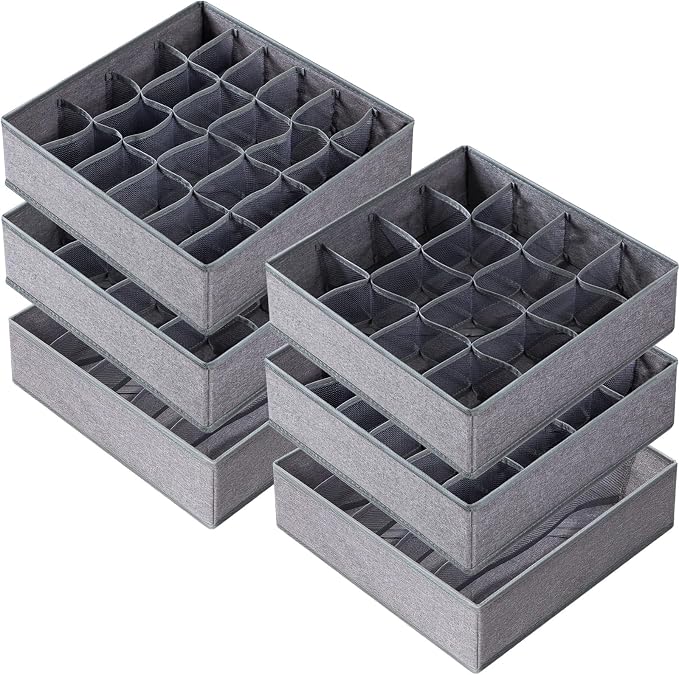 Criusia 6 Pack Large Drawer Organizer by Criusia