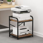Vokumba 2 Tier Under Desk Printer Stand, Large Printer Table - Image 7
