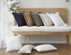 Foindtower Set of 2 Decorative Linen Fringe Throw Pillow Covers Cozy Farmhouse - Image 7