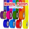 8x Colored Masking Tape, 33 Ft x 1 inch Colored Painters Tape by Unknown